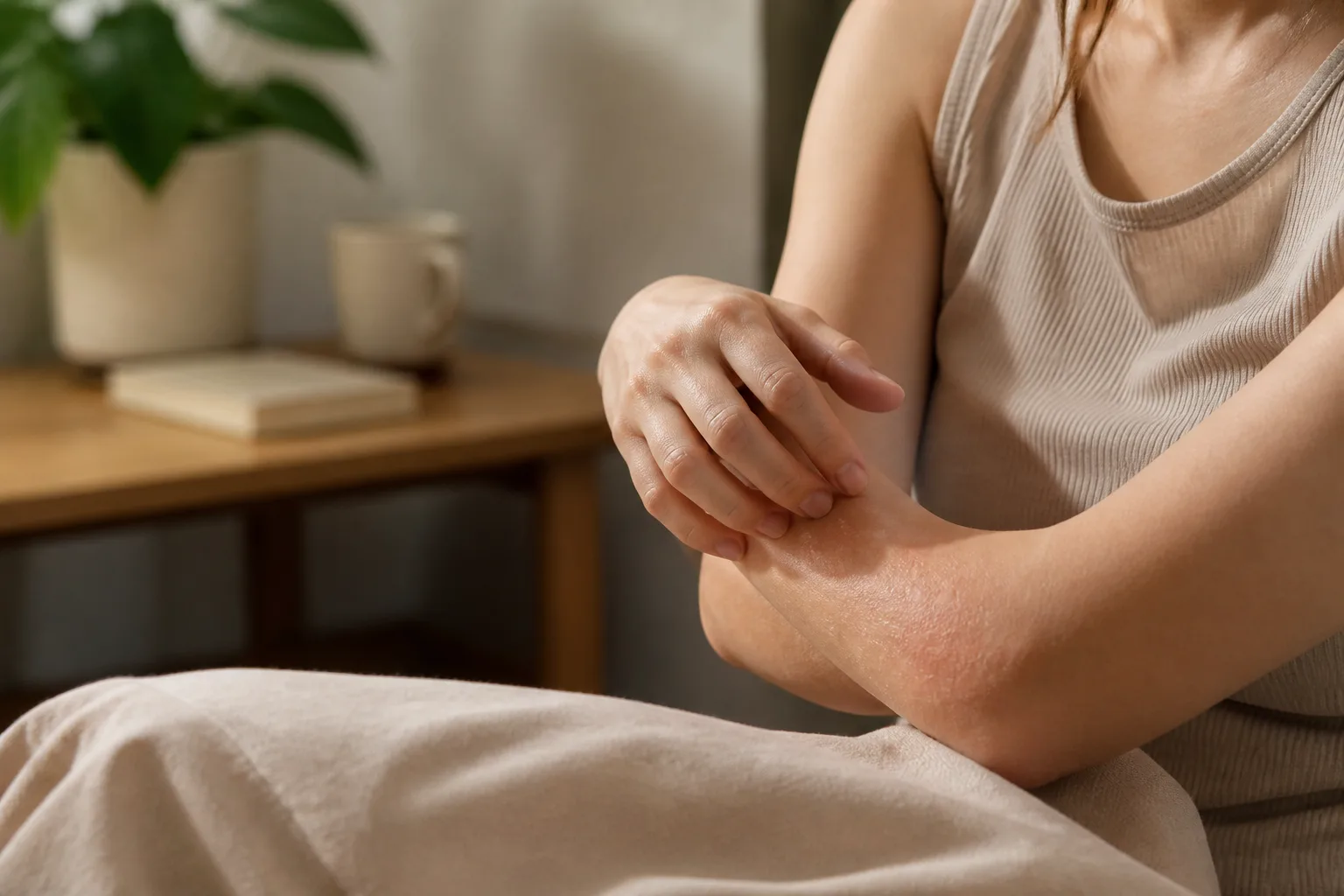 Editorial image representing Eczema (Atopic Dermatitis)