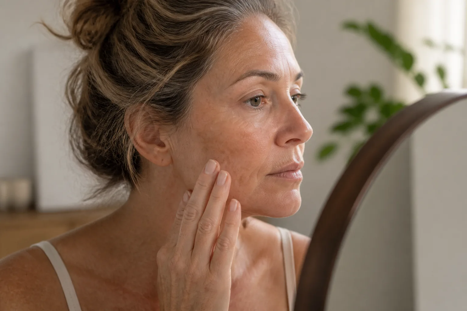 Editorial image representing Skin Photoaging