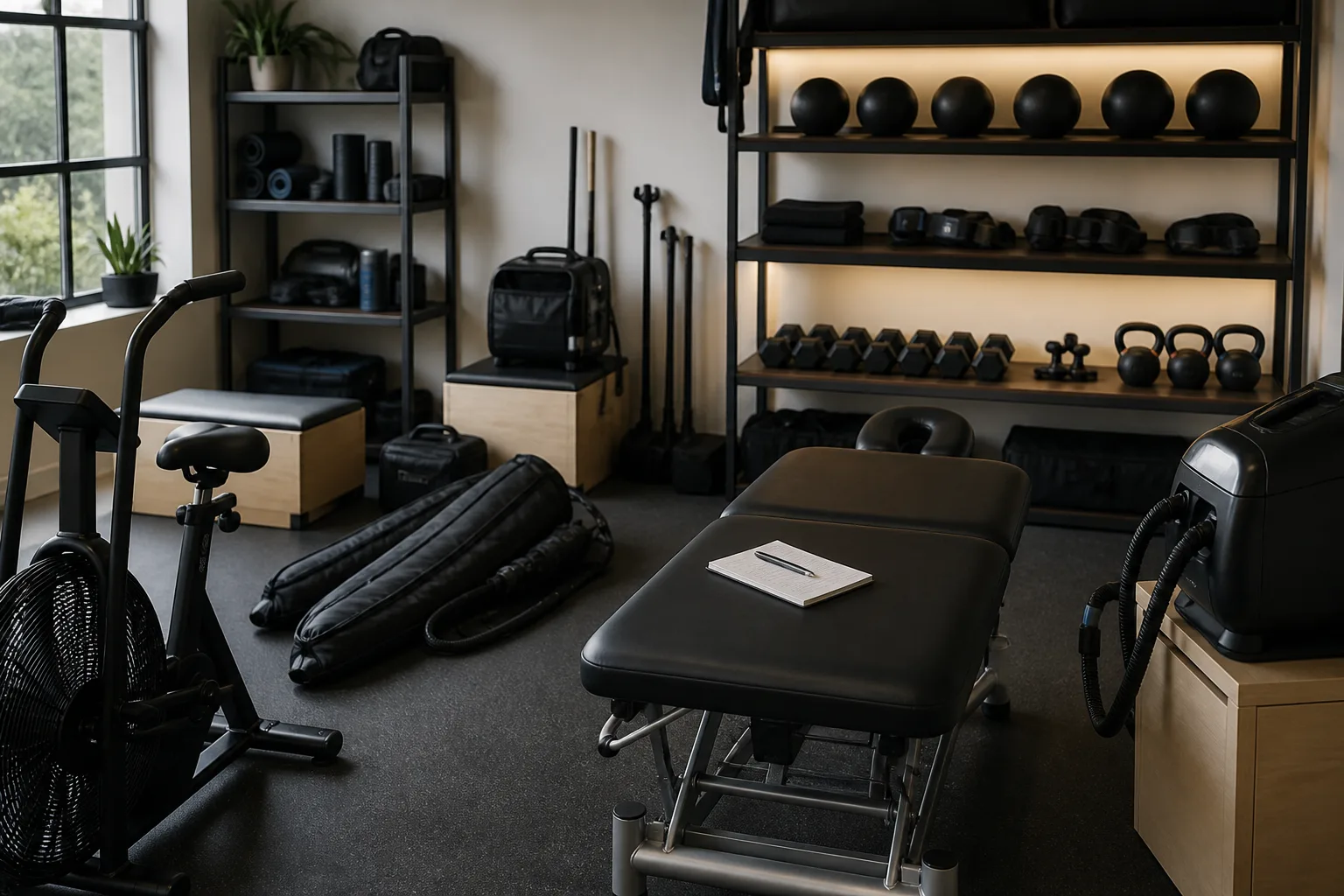 Editorial image for Recovery studio equipment guide: what to buy, in what order, and what it really costs