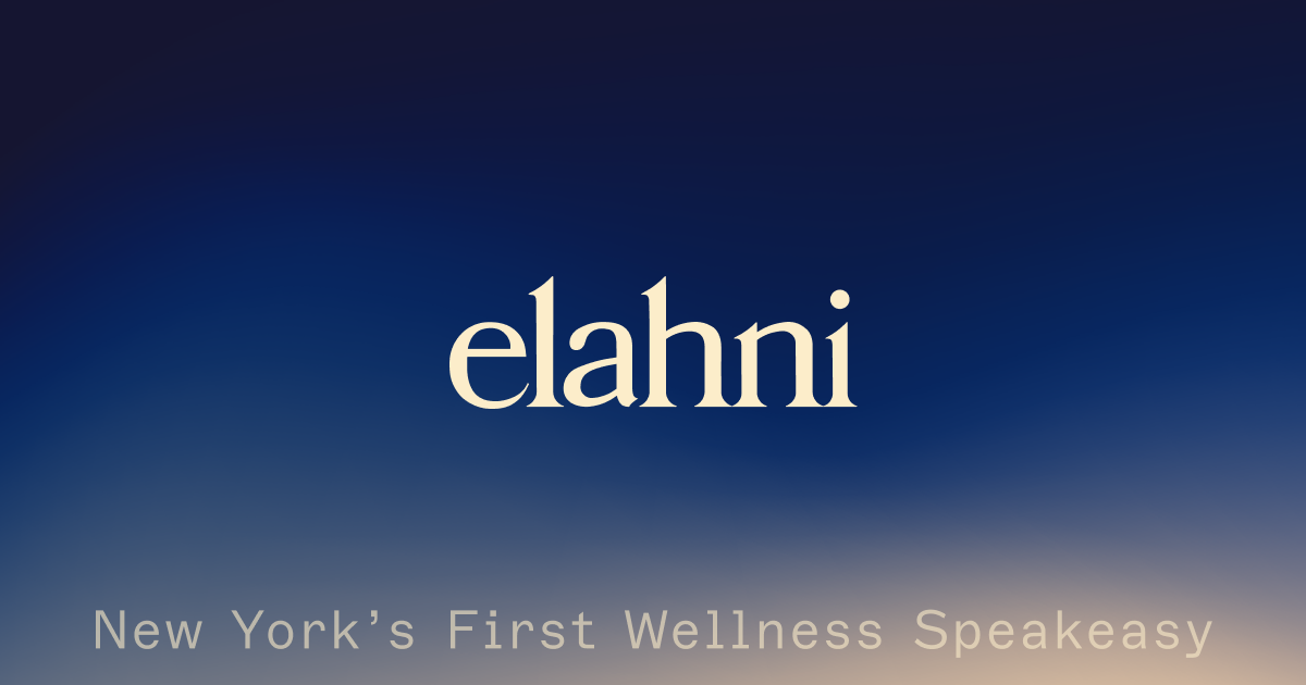 Elahni — recovery studio