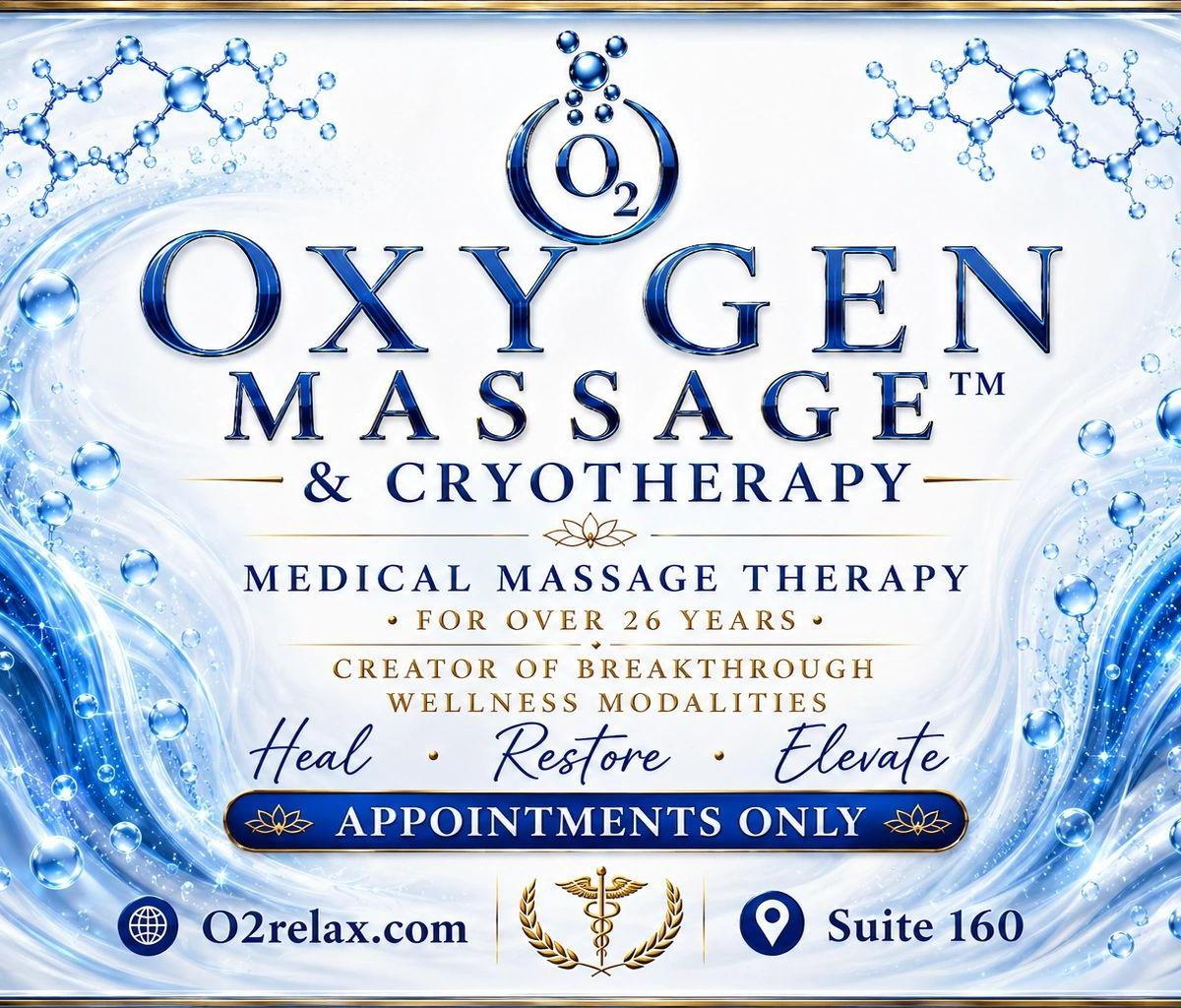 Oxygen Massage™ & CRYOTherapy — recovery studio
