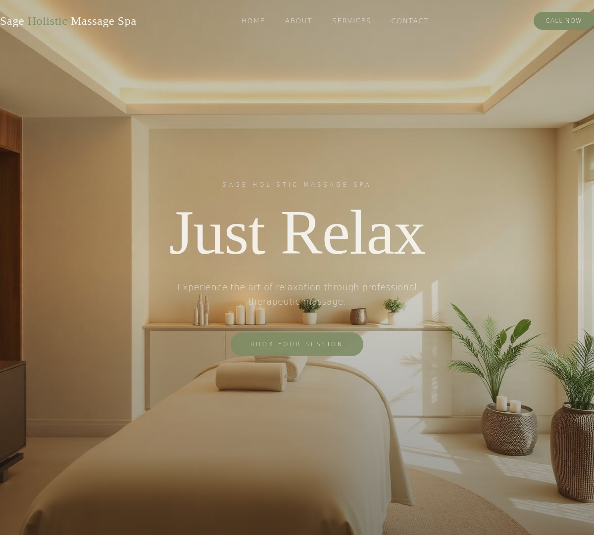 Sage Holistic Massage Spa — recovery studio