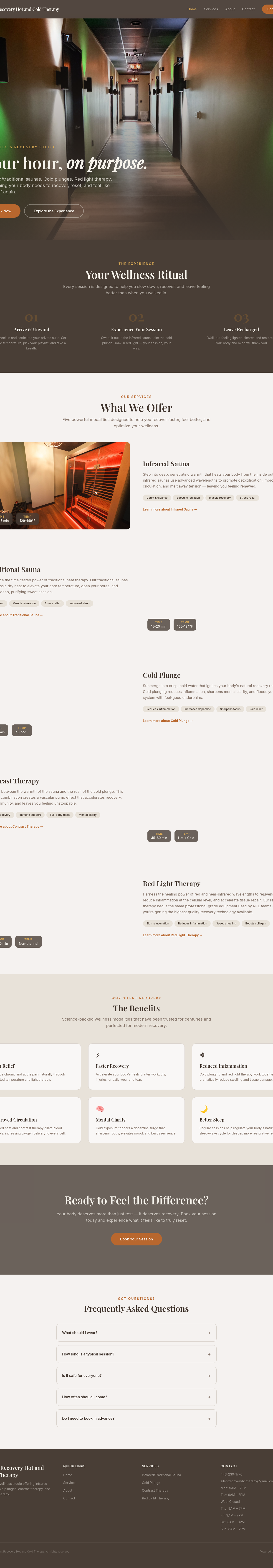Silent Recovery Hot and Cold Therapy — recovery studio