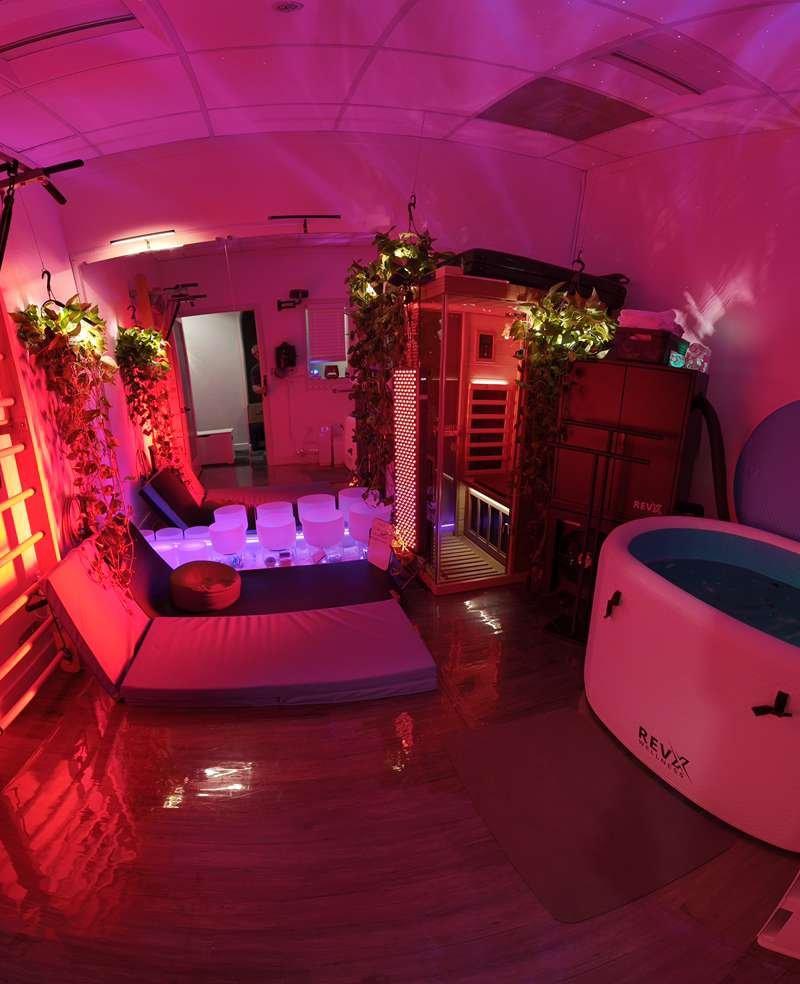 Wellness & Awakening Dimension - Cold Plunge, Infrared Sauna, Red Light Therapy, Meditation, Reiki, PEMF — recovery studio in Brea, CA