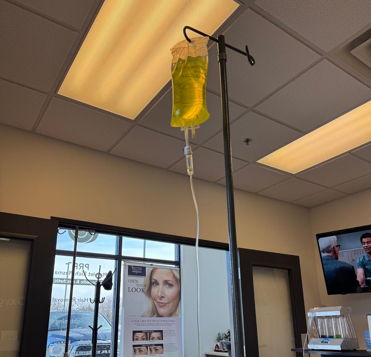 Advanced Medspa IV lounge & Oxygen bar — recovery studio