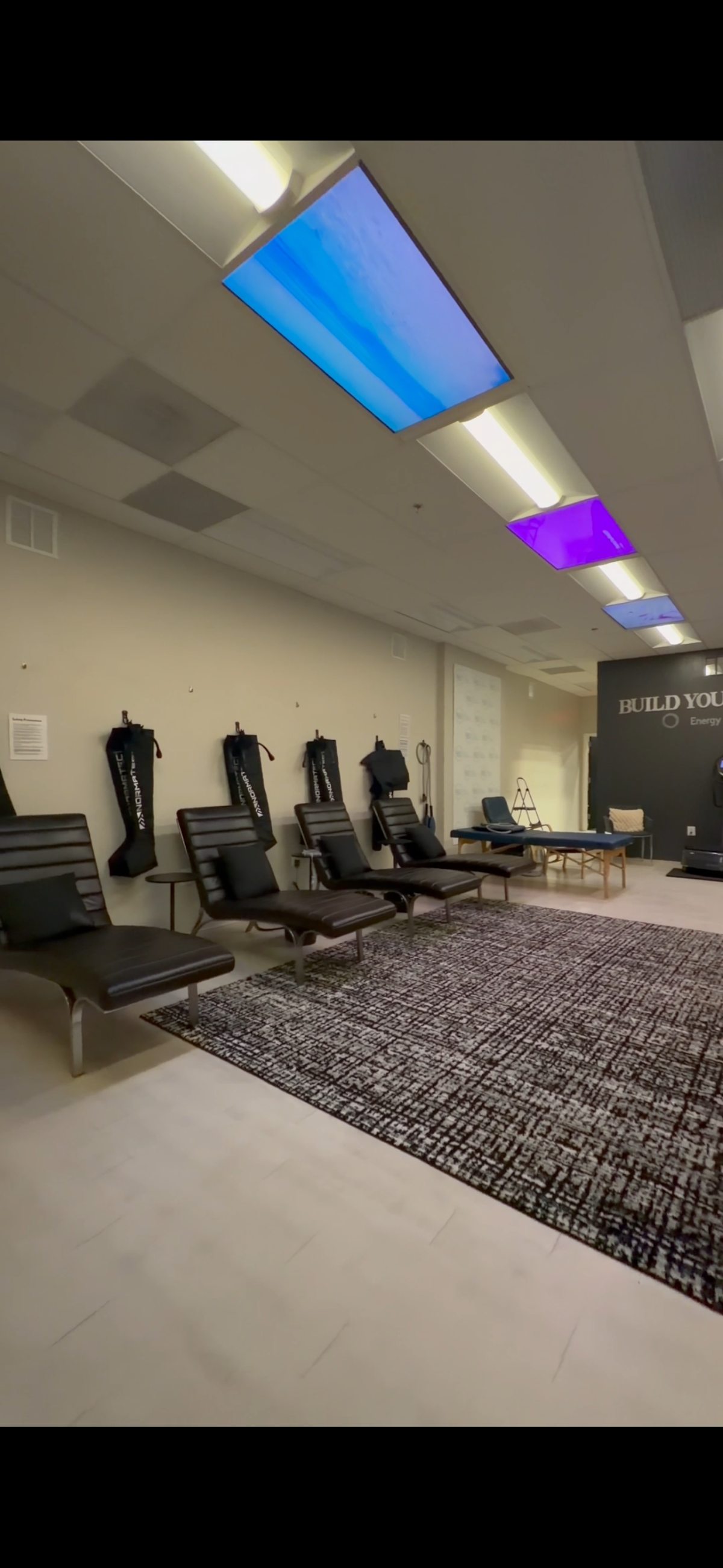 RxR3 Recovery Lounge — recovery studio