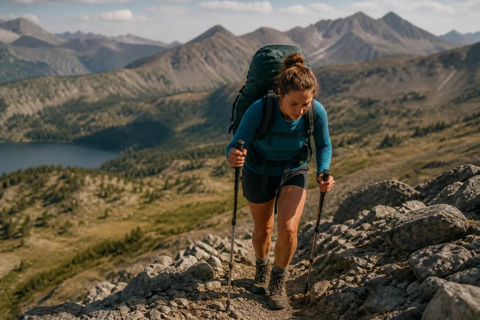 Editorial image representing Backpacking