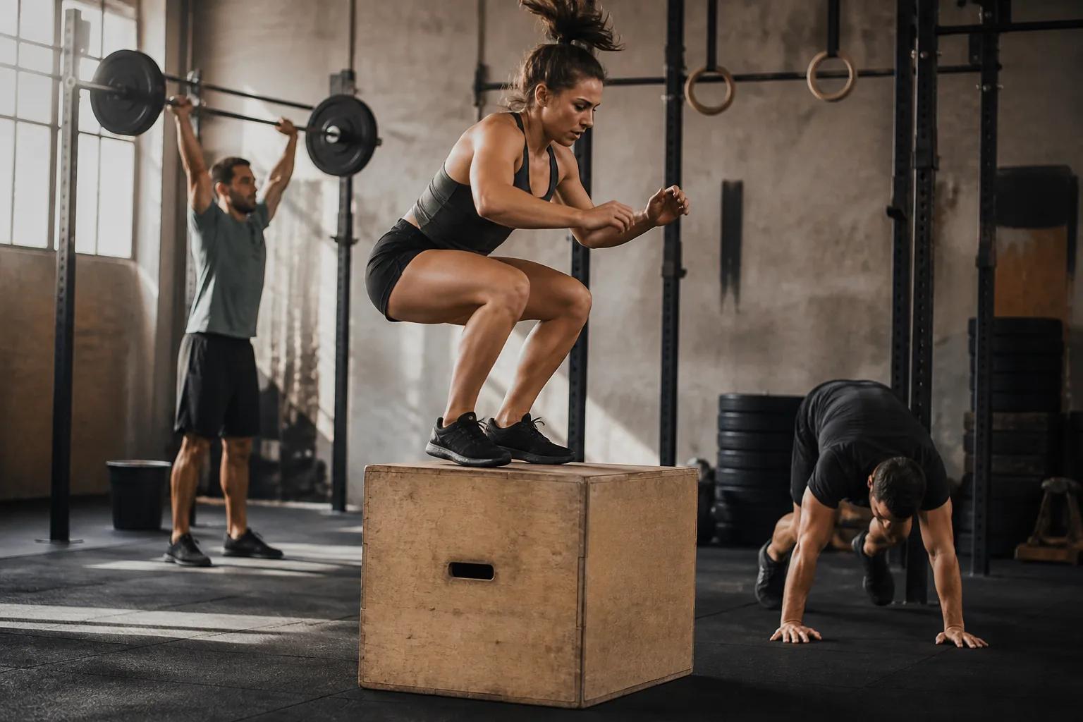 Editorial image representing CrossFit-Style Functional Fitness