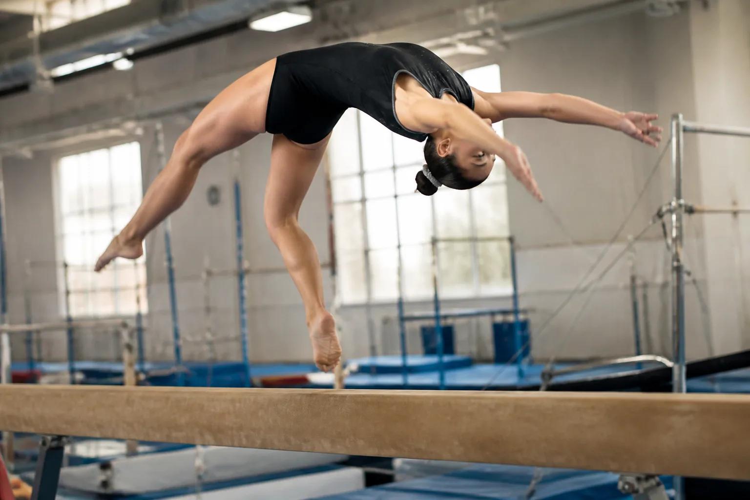 Editorial image representing Gymnastics