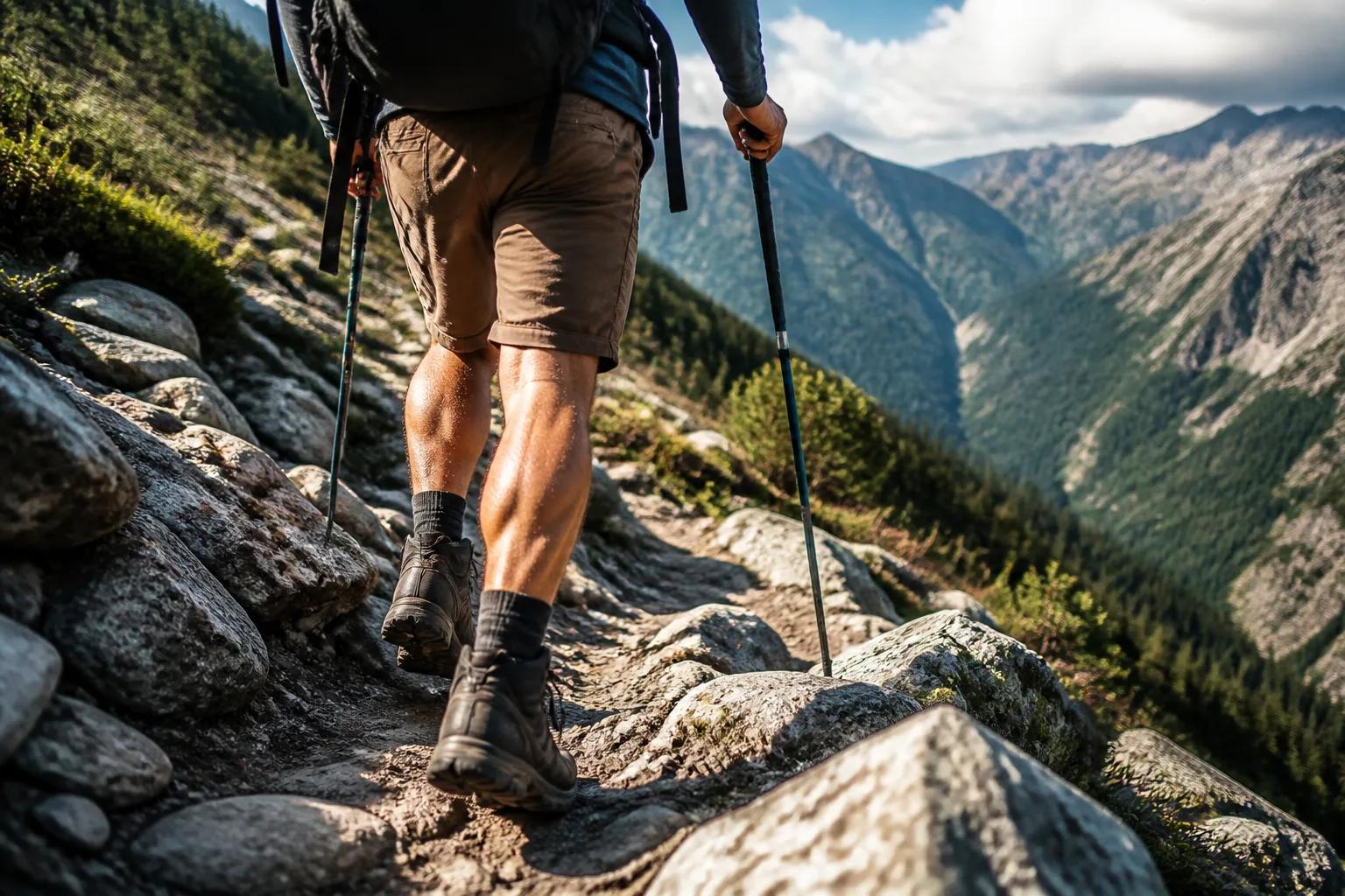 Editorial image representing Hiking