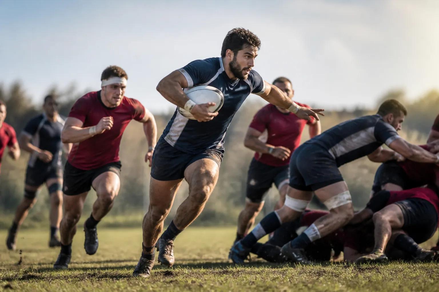 Editorial image representing Rugby