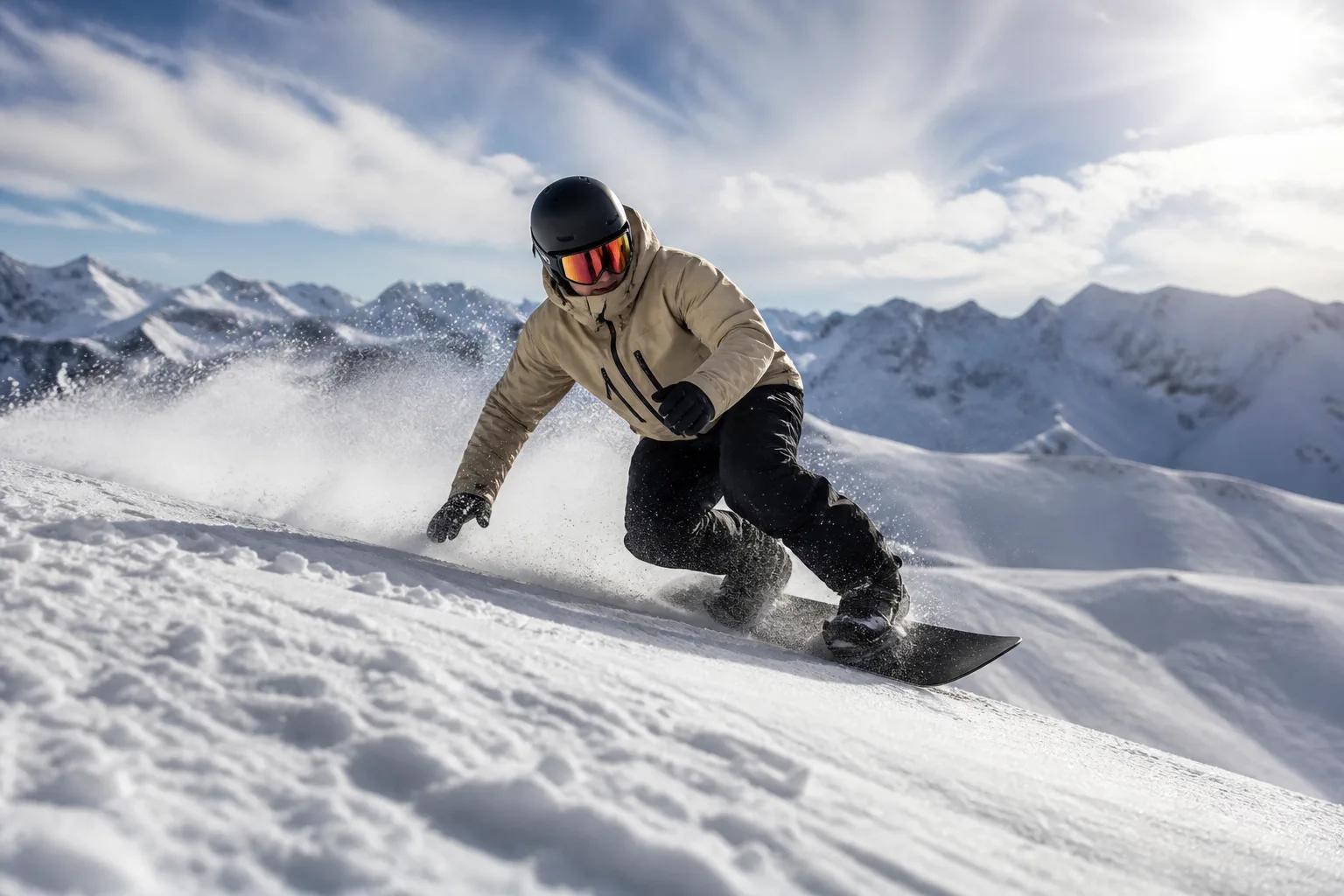 Editorial image representing Snowboarding