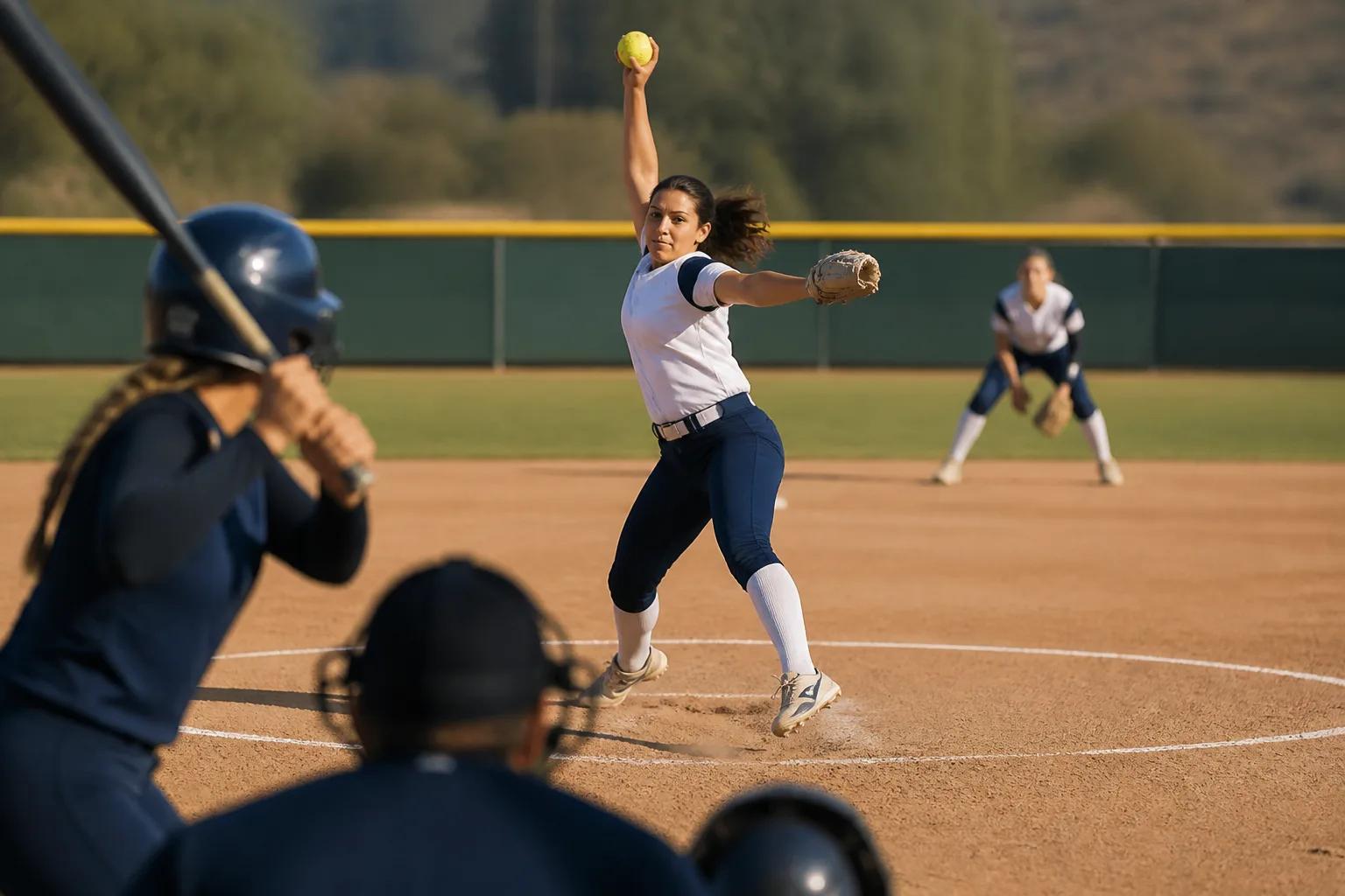 Editorial image representing Softball