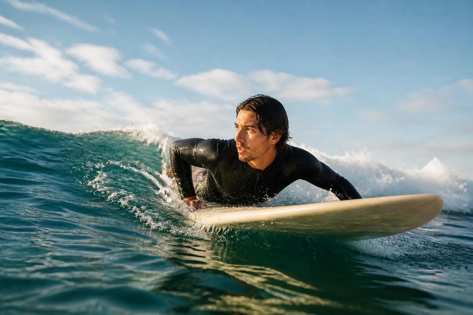 Editorial image representing Surfing
