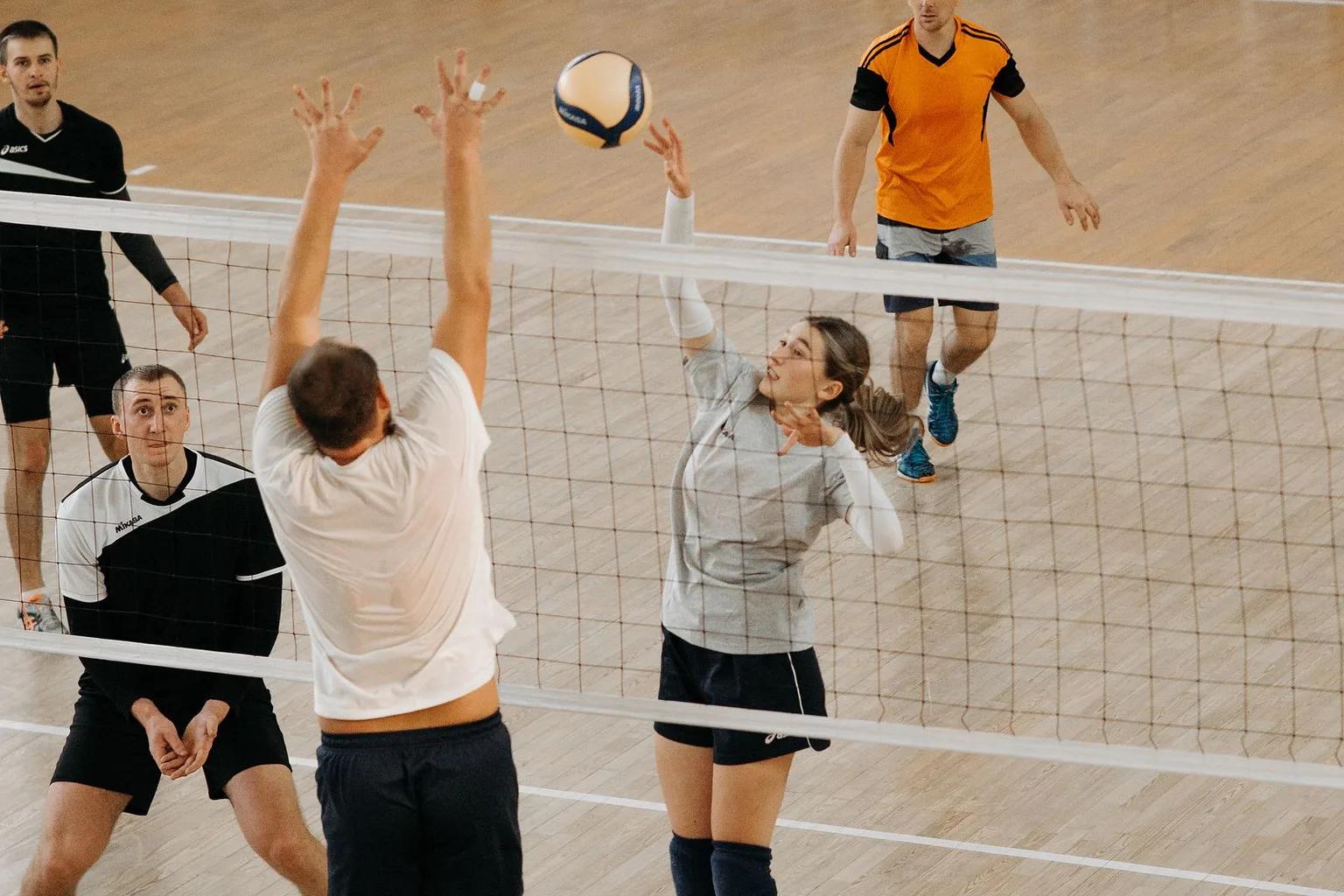 Editorial image representing Volleyball