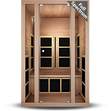 JNH Lifestyles Tosi 2-Person Full Spectrum Infrared Sauna — product photo